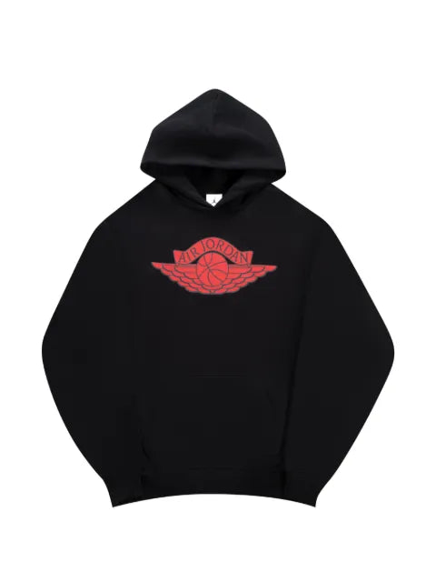 Jordan logo-print fleece hoodie
