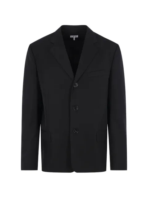 LOEWE notch-lapel wool blazer