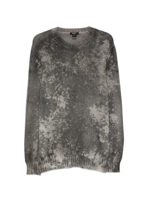 Avant Toi distressed-effect ribbed-knit sweater