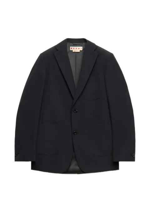 Marni single-breasted patch-pocket blazer