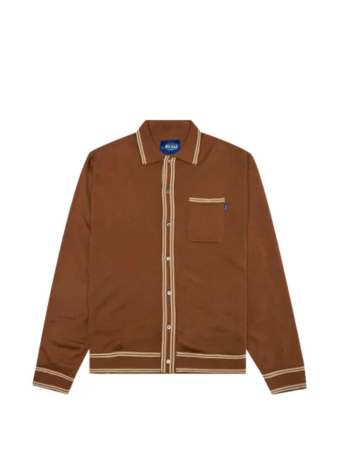 Awake NY striped-trim cardigan