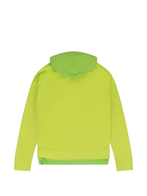 RHUDE layered-effect logo-print hoodie