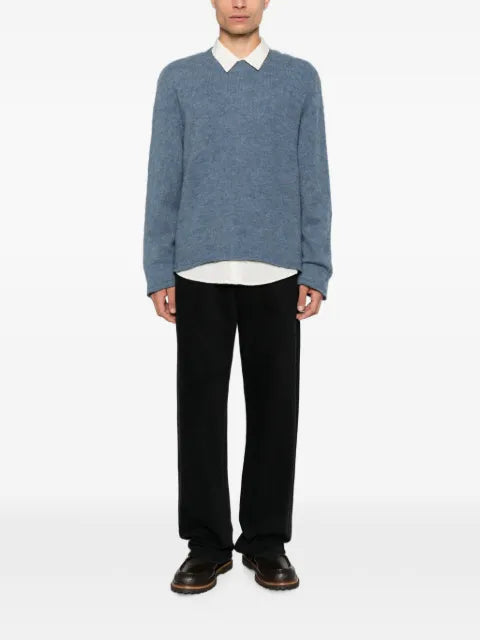 Diana Studio brushed-knit crew-neck sweater