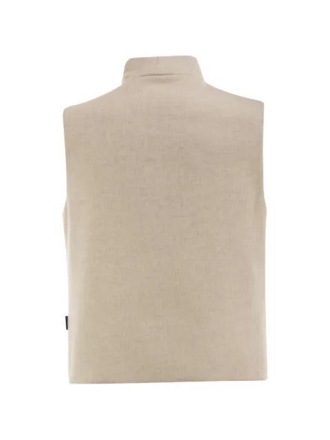 Moorer reversible quilted gilet