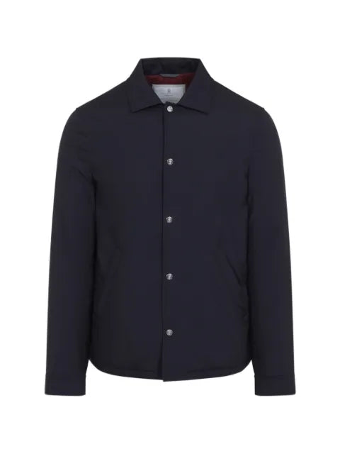 Brunello Cucinelli press-stud padded jacket
