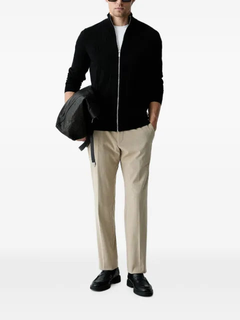 Karl Lagerfeld zip-up cardigan