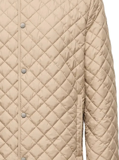 Moncler Avrelie diamond quilted padded shirt jacket