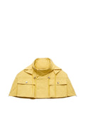 Prada hooded flap-pocket cape