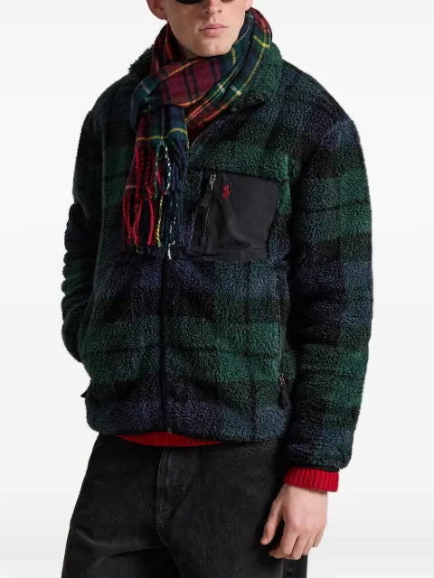 Polo Ralph Lauren plaid fleece sweatshirt