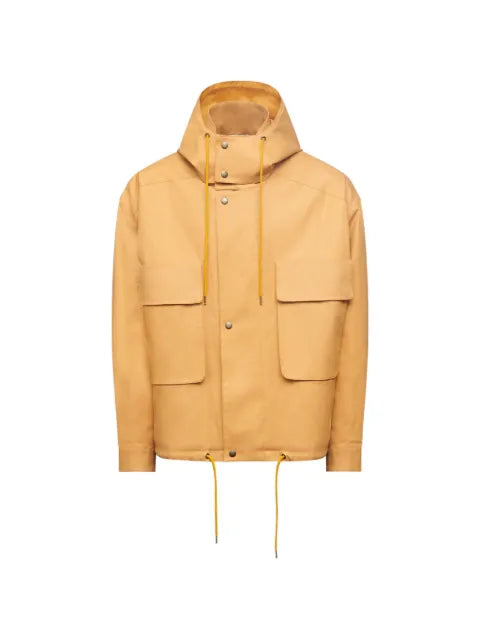 MM6 Maison Margiela coated-cotton hooded jacket