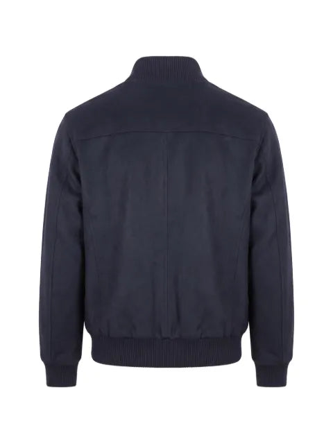 Barba cashmere button-up jacket
