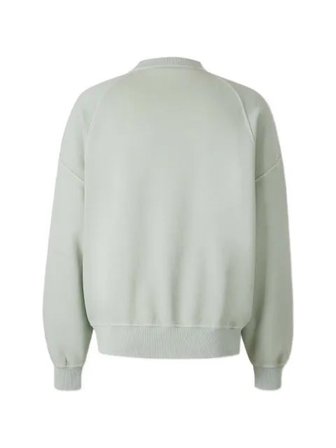 Palm Angels logo-embroidered raglan-sleeve sweater