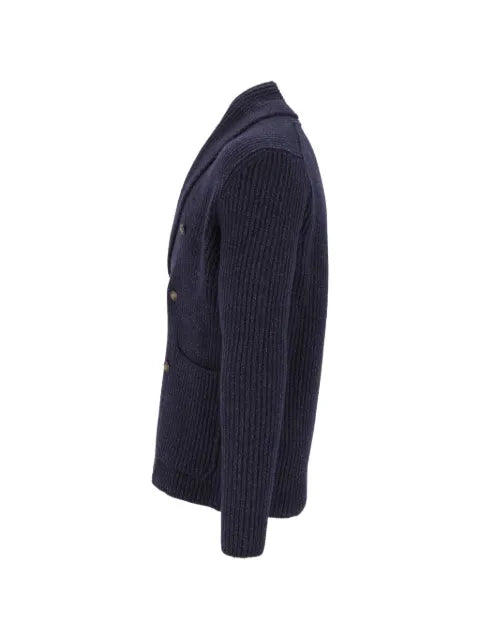 Al Duca D’Aosta 1902 double-breasted shawl-collar cardigan