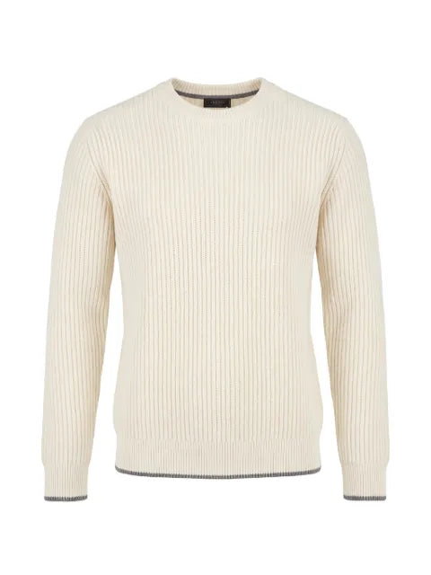 Peserico ribbed-knit crew-neck sweater
