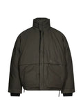 RANRA embroidered-logo high-neck padded jacket