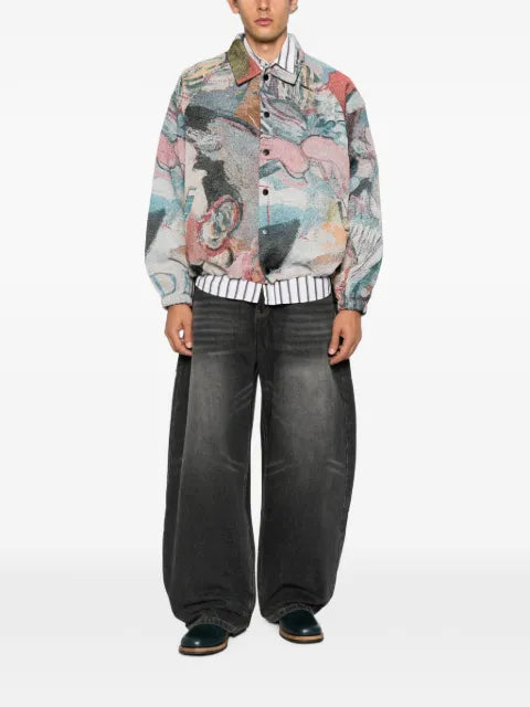 KidSuper tapestry-effect jacquard jacket