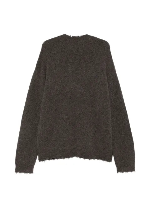 Frei-Mut Kintore distressed-effect crew-neck sweater