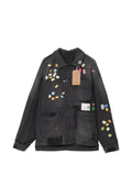 Maison MIHARA YASUHIRO price-tag sticker printed repair coverall jacket
