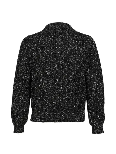Ernest W. Baker tweed half-zip sweater