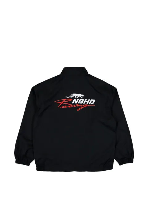 Neighborhood logo-print zip-up jacket