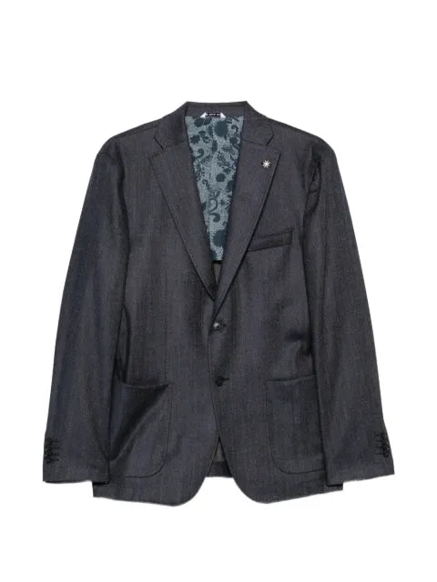 Manuel Ritz single-breasted notch-lapel blazer