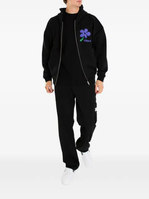 FLÂNEUR Pixel Flower hoodie