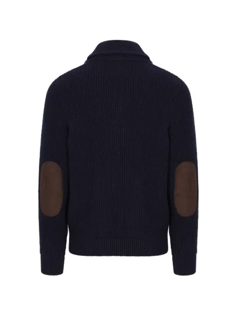 Barbour Hartland elbow-patch cardigan