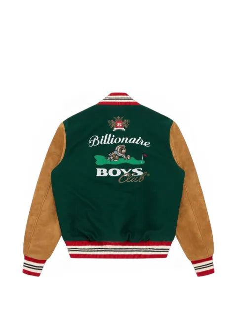 Billionaire Boys Club Astro Golf Club embroidered-logo varsity jacket