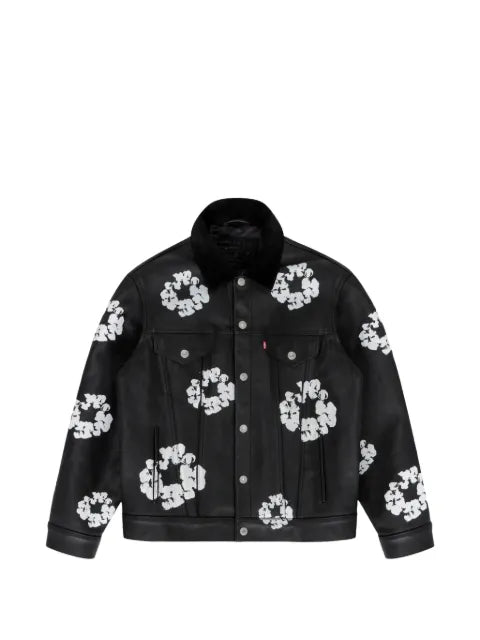 Denim Tears x Levi's Cotton Wreath leather jacket