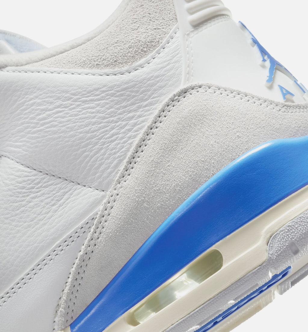 Air Jordan 3 Retro Lucky Shorts Men's Sneakers - White / Hydrogen Blue / Legend Blue