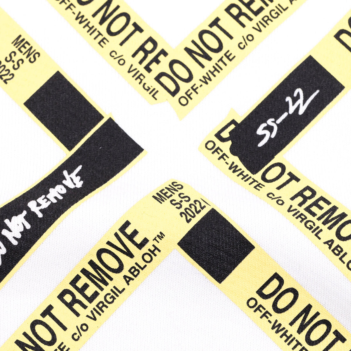 White Tape Arrow Hoodie