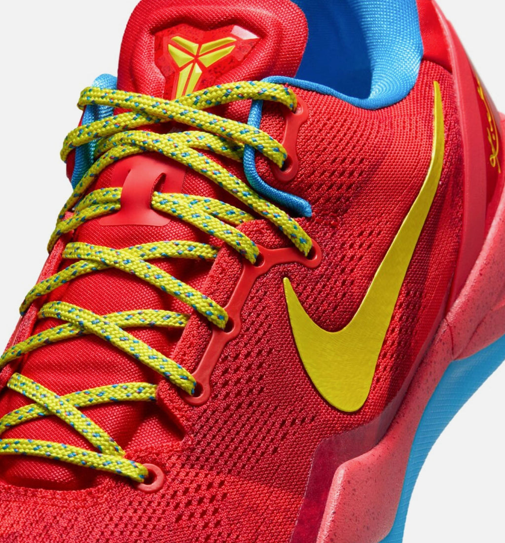 Kobe VIII Protro 'Year of the Horse' - Men's Lifestyle Sneaker (Light Crimson/Vivid Blue/Bright Citron)