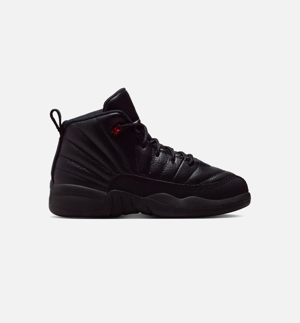 Air Jordan 12 Retro Bloodline Preschool – Black/Varsity Red