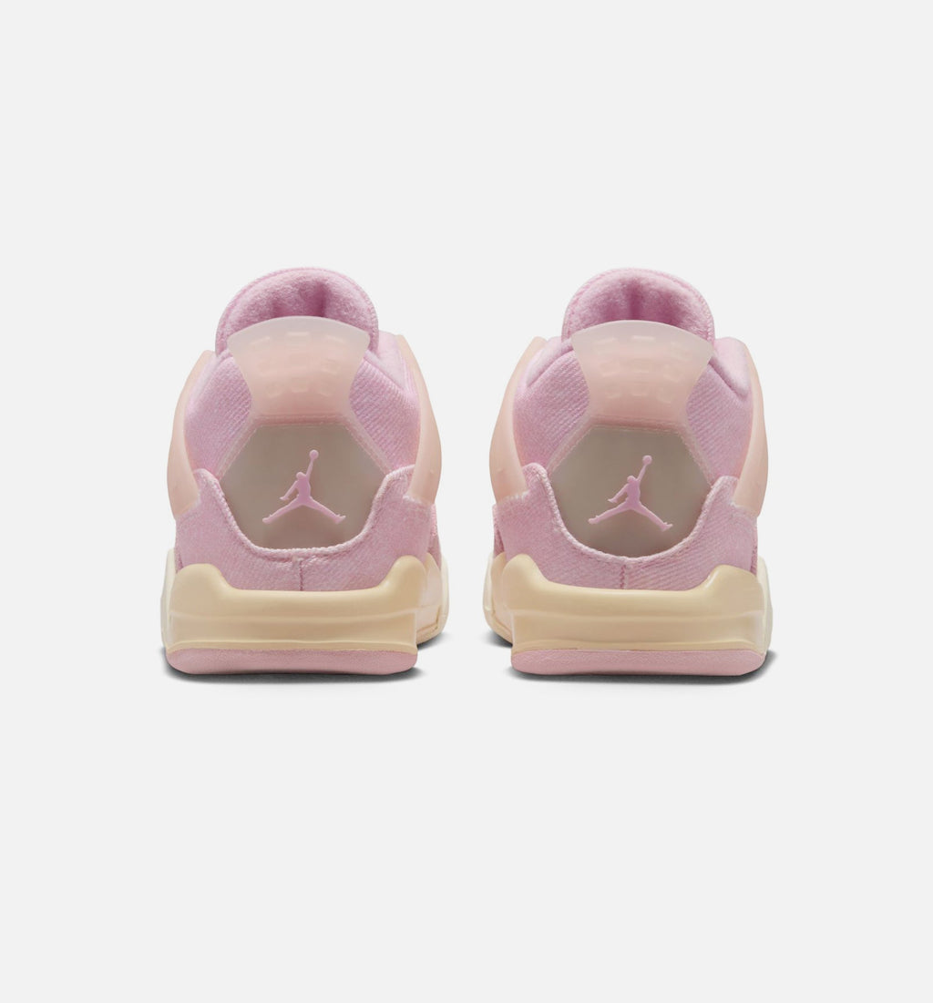 Air Jordan 4 Retro Pink Pearl & Iced Carmine Infant/Toddler Lifestyle Shoes - Iced Carmine/Coconut Milk/Anthracite/Muslin/Pinksicle
