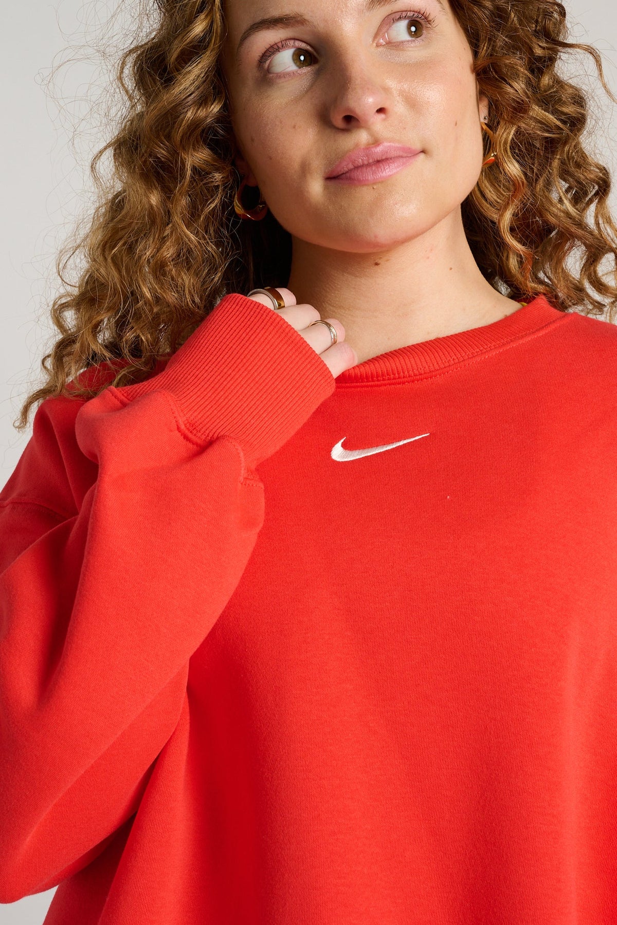 Oversized Crew-Neck Sweatshirt
