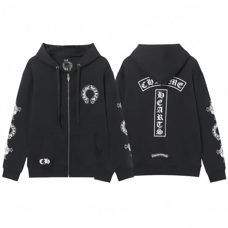 Chrome Hearts New Zip Up Hoodie -851