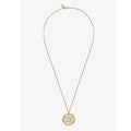 FENDI FF NECKLACE GOLD DIAMOND