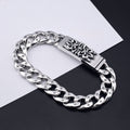 Chrome Hearts distressed butterfly flower cross bracelet