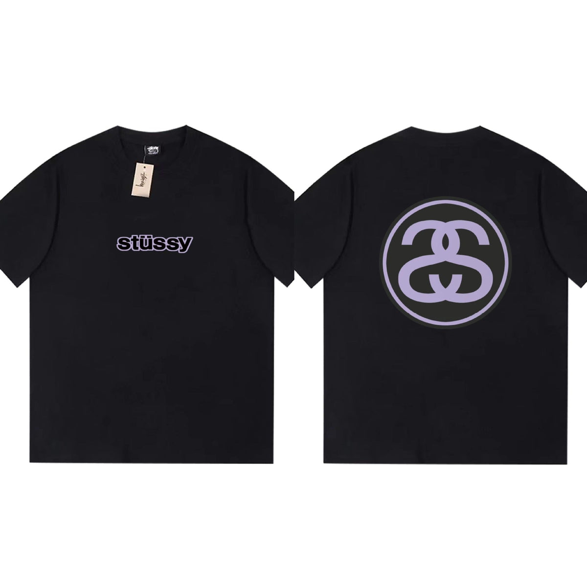 Stussy T Shirts Loose Casual T-Shirts Same for Men and Women