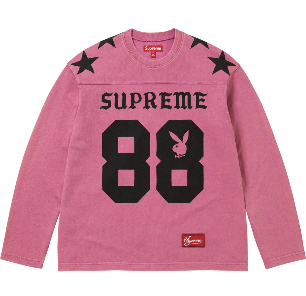 Supreme Multi‑Style Number Print Oversized Long Sleeve Tee Streetwear