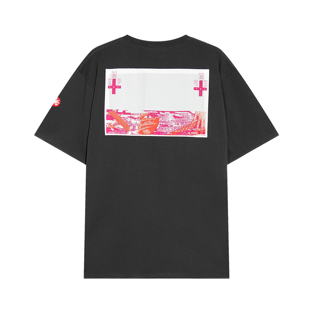 Cav Empt Washed Cross Patch Short Sleeve Crew Neck T-Shirt Unisex