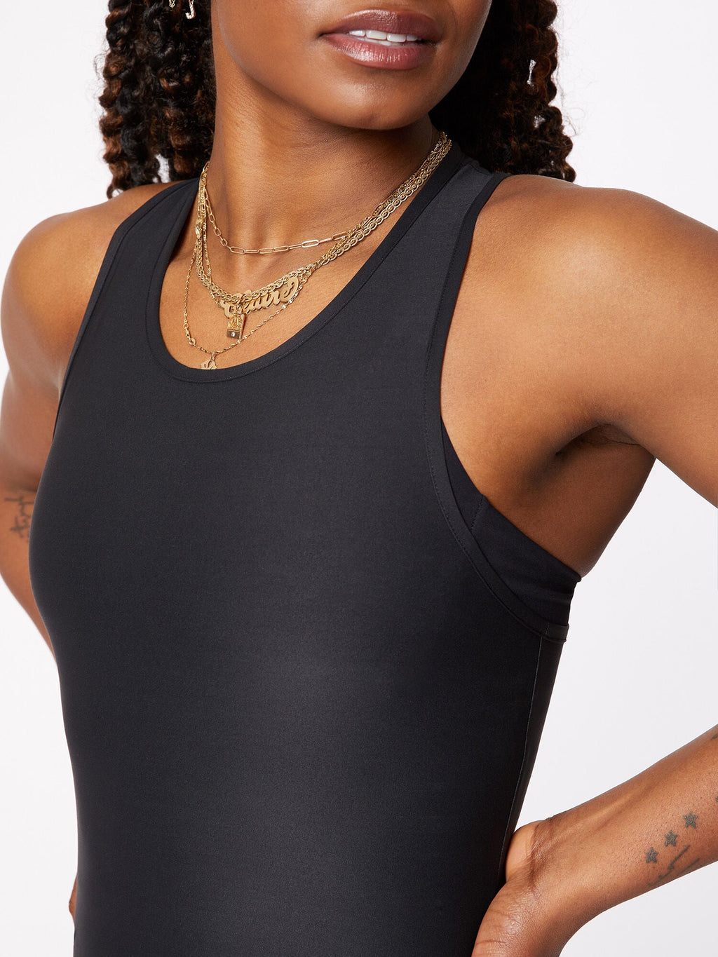 CROP PERFORMANCE RACER TANK