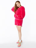 RUBY VELOUR 1/2 ZIP SWEATSHIRT