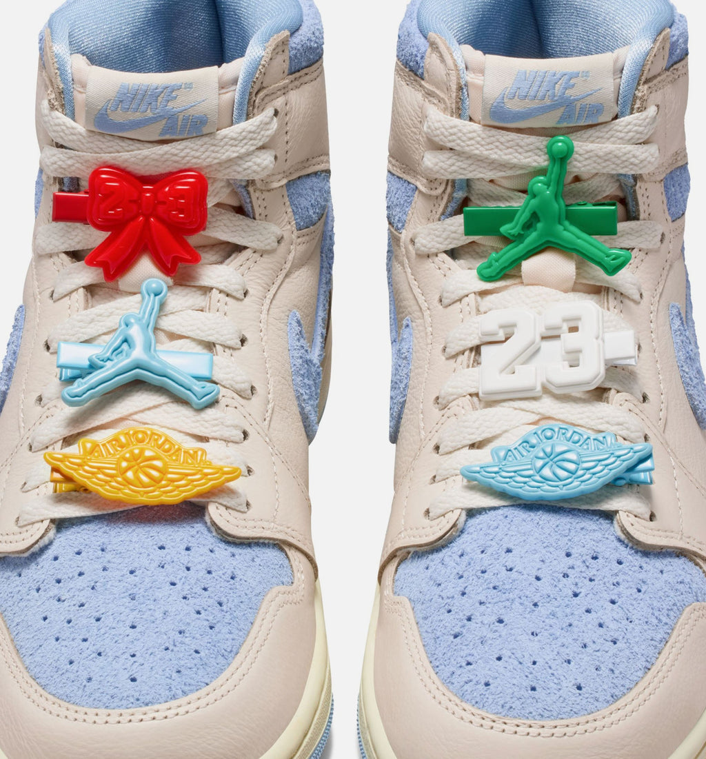 Air Jordan 1 Retro High OG Psychic Blue Women's Sneakers - Pale Ivory/Psychic Blue/Coconut Milk