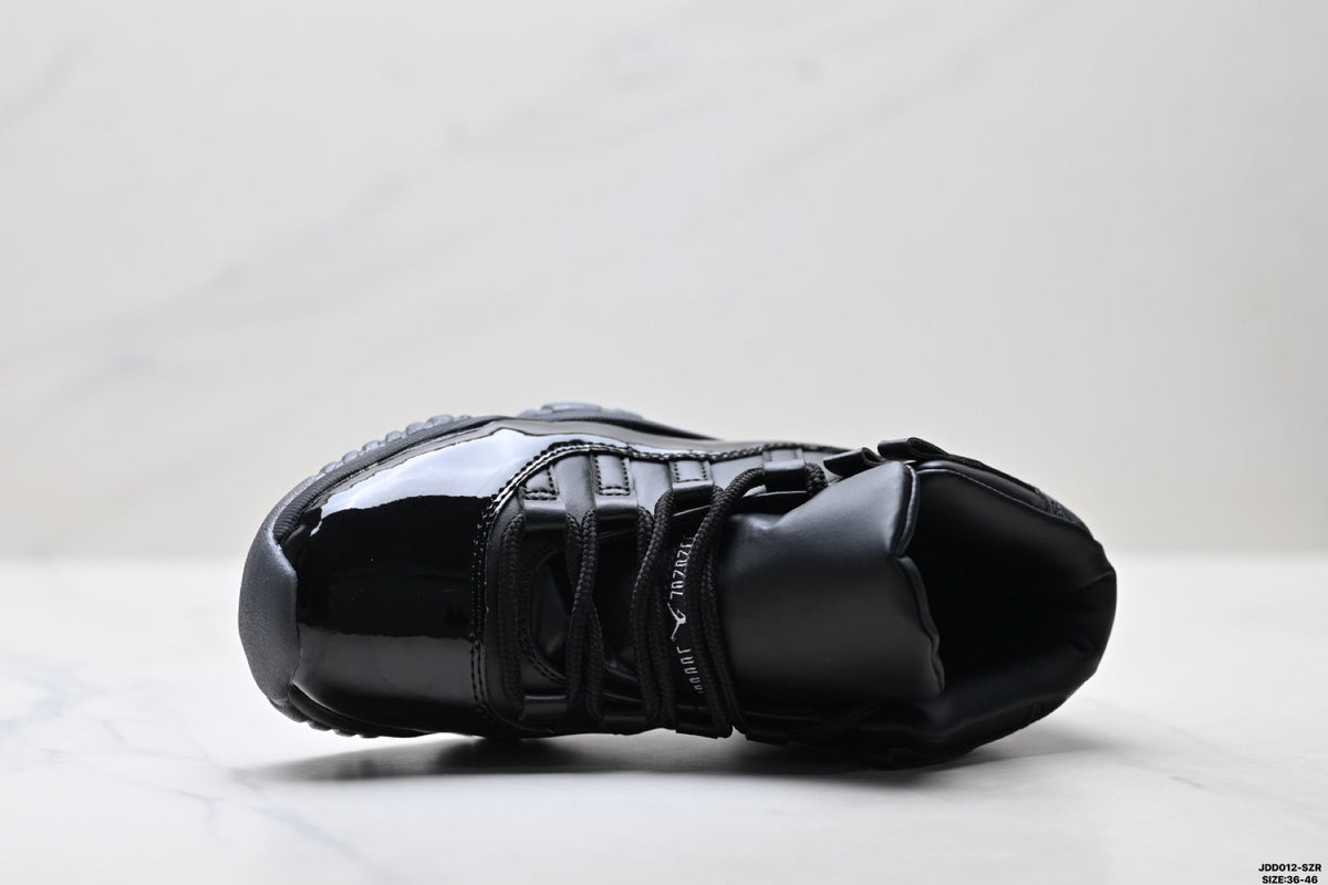 Air Jordan 11 Retro Triple Black Unisex Sneakers Style 22