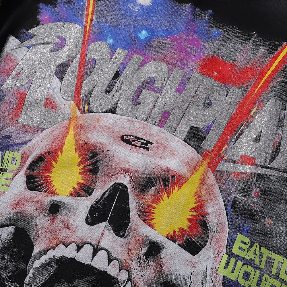 Rough Play Power Skull Long-Sleeve T-Shirt