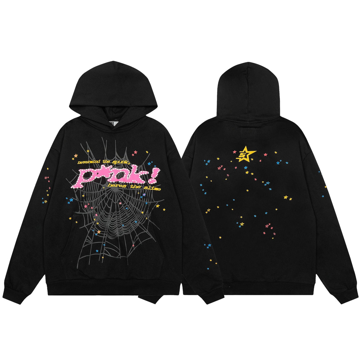 Sp5der Spiderweb Star Graphic Hoodie