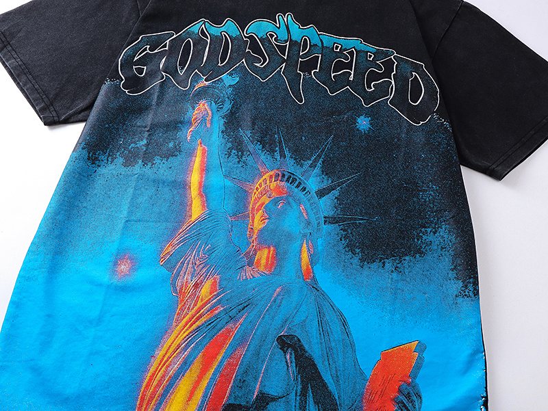 Godspeed Statue Graphic Washed T-Shirt