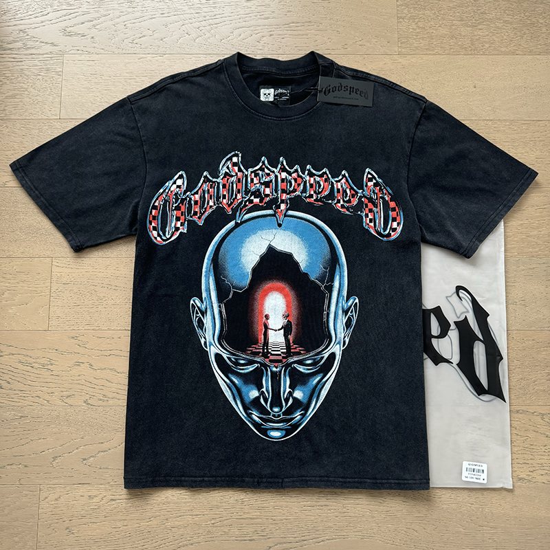 Godspeed Out of Many One Washed Graphic T-Shirt