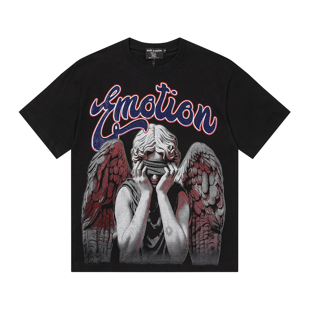 MIXED EMOTION Angel Graphic T-Shirt